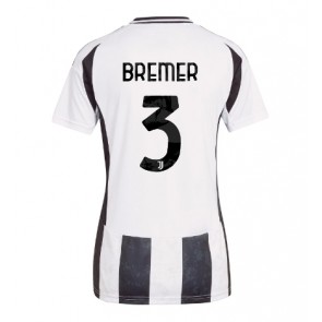 Juventus Gleison Bremer #3 Dámské Domácí Dres 2024-25 Krátký Rukáv